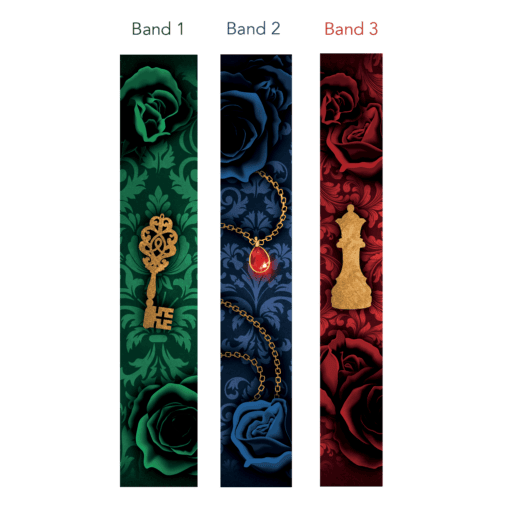 Farbschnitt Mockup Inheritance Games Reihe